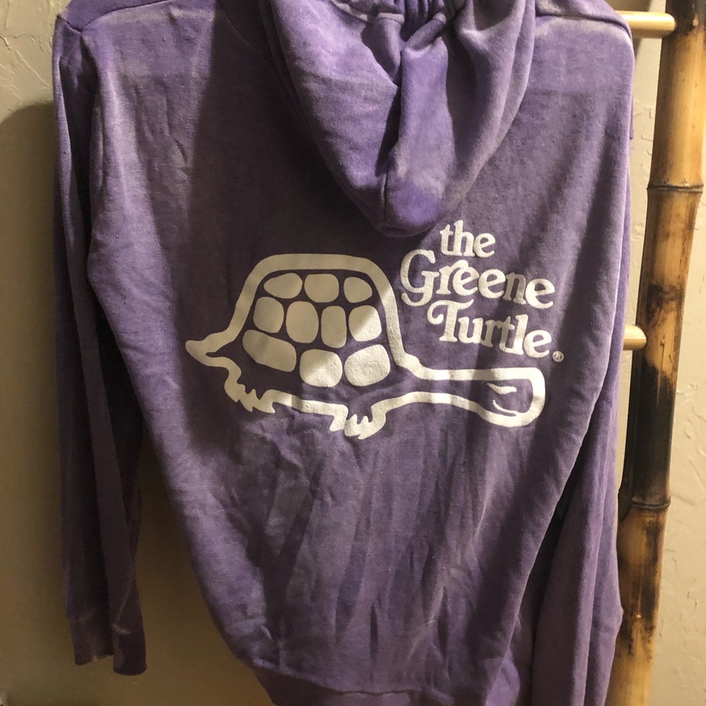 The green turtle hoodie